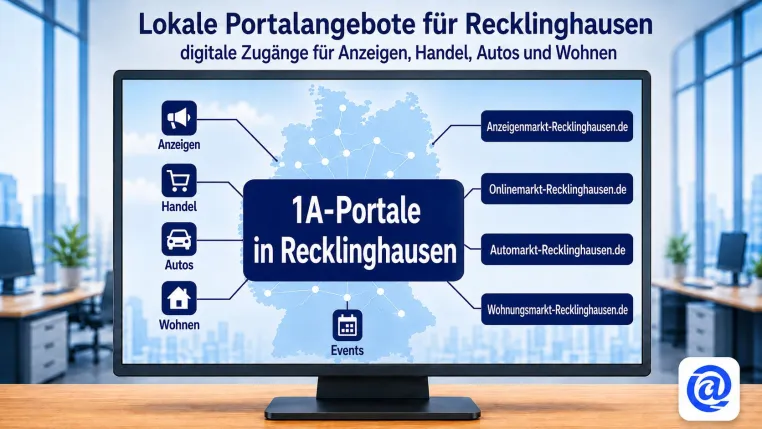 Bild: Recklinghausen erhält mit 1A-Portale.de zentrale Einstiege für lokale Angebote und Handel
