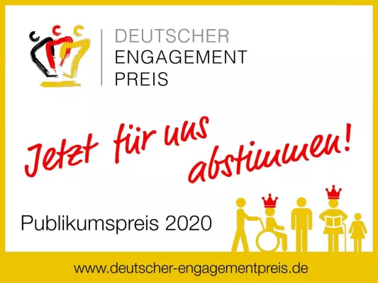 Chance auf Deutschen Engagementpreis: Jetzt online für Leben im Abseits abstimmen! Bild: Chance auf Deutschen Engagementpreis: Jetzt online für Leben im Abseits abstimmen!