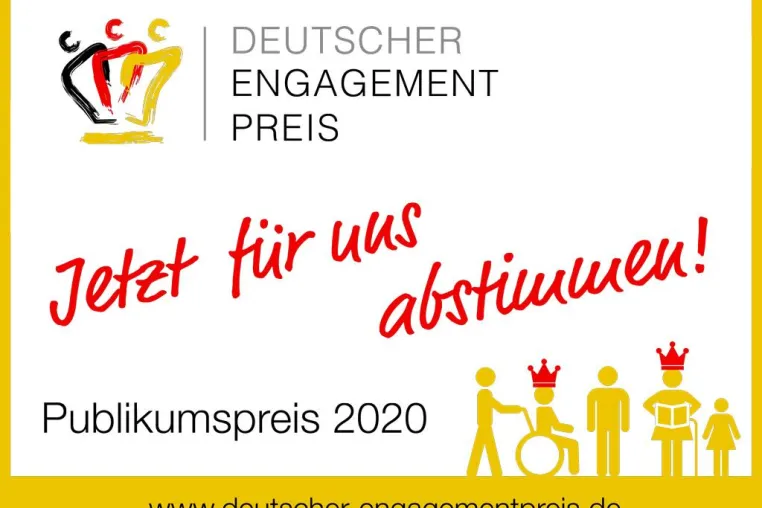 Bild: Chance auf Deutschen Engagementpreis: Jetzt online für Leben im Abseits abstimmen!