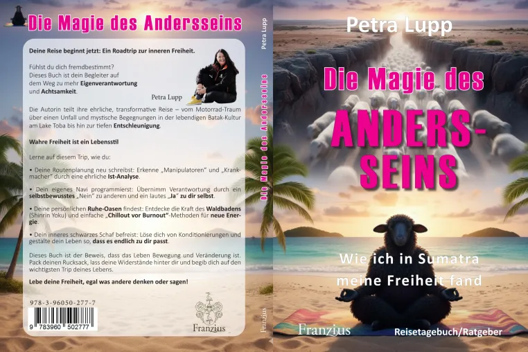 Bild: Petra Lupp: Die Magie des ANDERSSEINS – Wie ich in Sumatra meine Freiheit fand / Franzius-Verlag