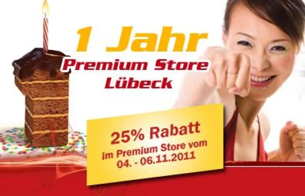 Satte Rabatte in Lübeck – Body Attack Premium Store feiert Jubiläum Bild: Satte Rabatte in Lübeck – Body Attack Premium Store feiert Jubiläum
