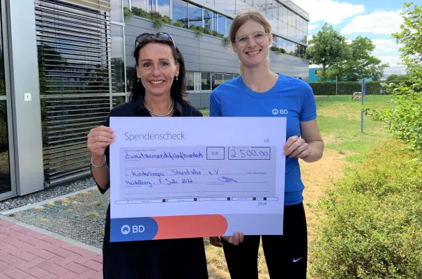 Bild: Laufend Gutes tun - BD organisiert Spendenlauf für den guten Zweck am Standort Heidelberg