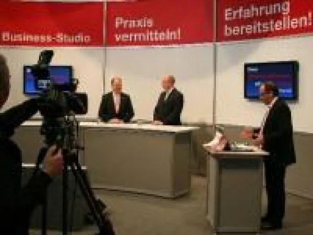 Bild: CeBIT Studio Mittelstand ganz im Zeichen der Cloud