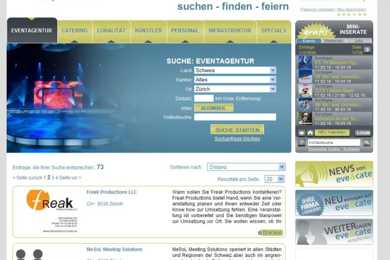 Bild: Auszeichnung für Eventplattform eve & cate