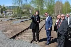 Ehemaliger Bahnhof wird zu Gartenschaugelände Bild: Ehemaliger Bahnhof wird zu Gartenschaugelände