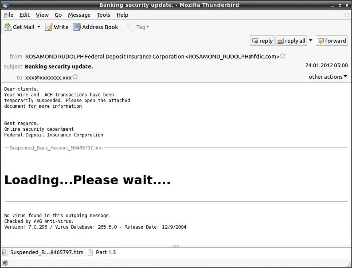 Beispiel Driveby-Spam (Quelle: eleven Research)