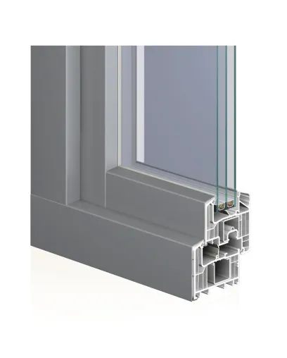 Bild: Neue Aluminium-Vorsatzschale für Profilsystem Eforte von Inoutic / Deceuninck