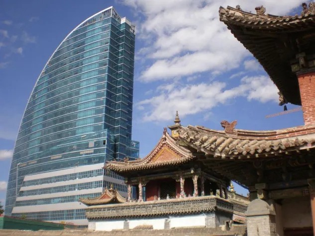 Bild: Marathonlauf in der Hauptstadt der Mongolei