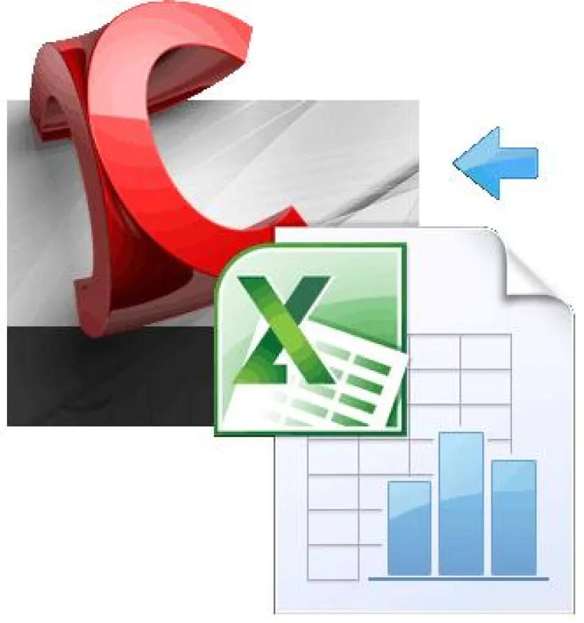 Symbolische Darstellung des Excel-Civil-Imports