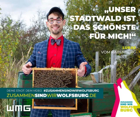 Europäischer Preis für Stadtkultur: WMG-Kampagne „Zusammen sind wir Wolfsburg“ nominiert Bild: Europäischer Preis für Stadtkultur: WMG-Kampagne „Zusammen sind wir Wolfsburg“ nominiert