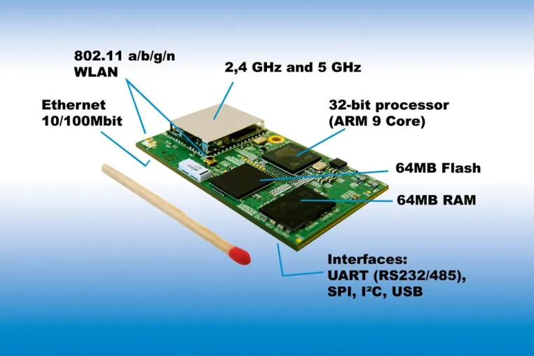 Neues Wireless Device Server-Modul von Lantronix Bild: Neues Wireless Device Server-Modul von Lantronix