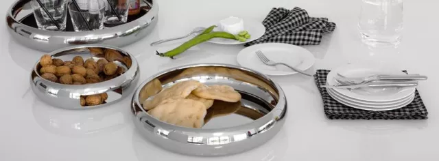 Bild: Edelstahl & Silber - neue Geschenke von Sambonet für den Hochzeitstisch bei VAN LISTEN