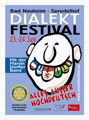 Bild: Alles außer Hochdeutsch!  Erstes Deutsches Rotary-Dialekt-Festival in Bad Nauheim