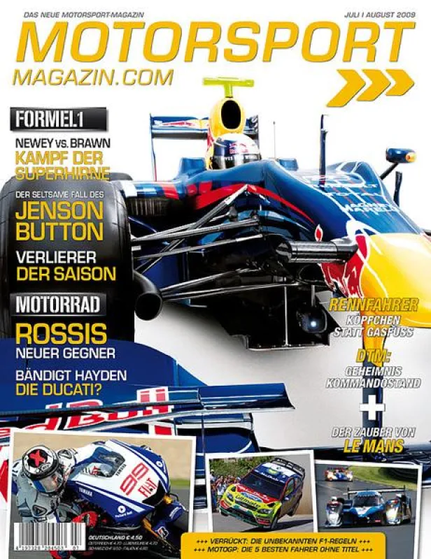 Jetzt neu: Das Motorsport-Magazin im Juli