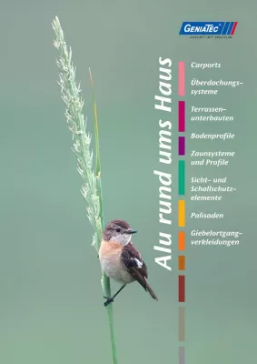 Bild: Neu bei der Geniatec: Aluminium-Systeme rund ums Haus