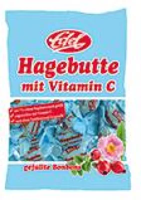 Bild: Hagebutte+VC Bonbons von Edel mit neuer Beutelverpackung