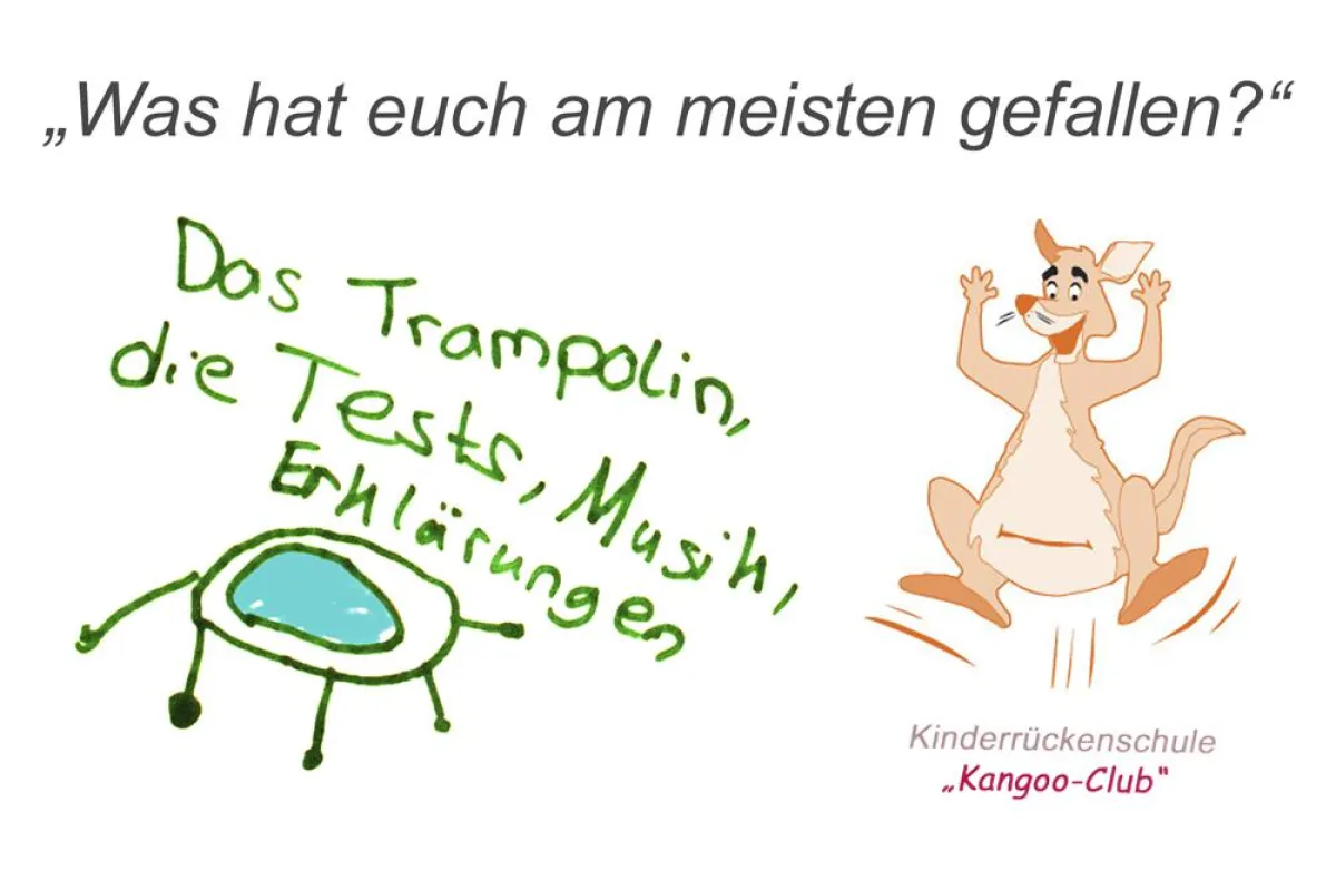 Die Meinung der Kinder zur Kinderrückenschule ?Kangoo Club?