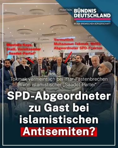 Bild: SPD-Abgeordneter zu Gast bei Verfassungsfeinden?