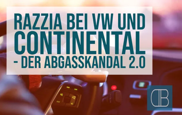 Bild: Abgasskandal VW – lange nicht vorbei: Razzia bei Continental und VW