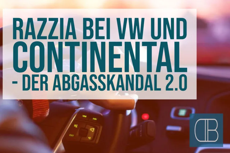 Bild: Abgasskandal VW – lange nicht vorbei: Razzia bei Continental und VW