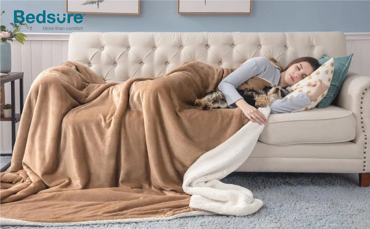 Bedsure Sherpa Decke