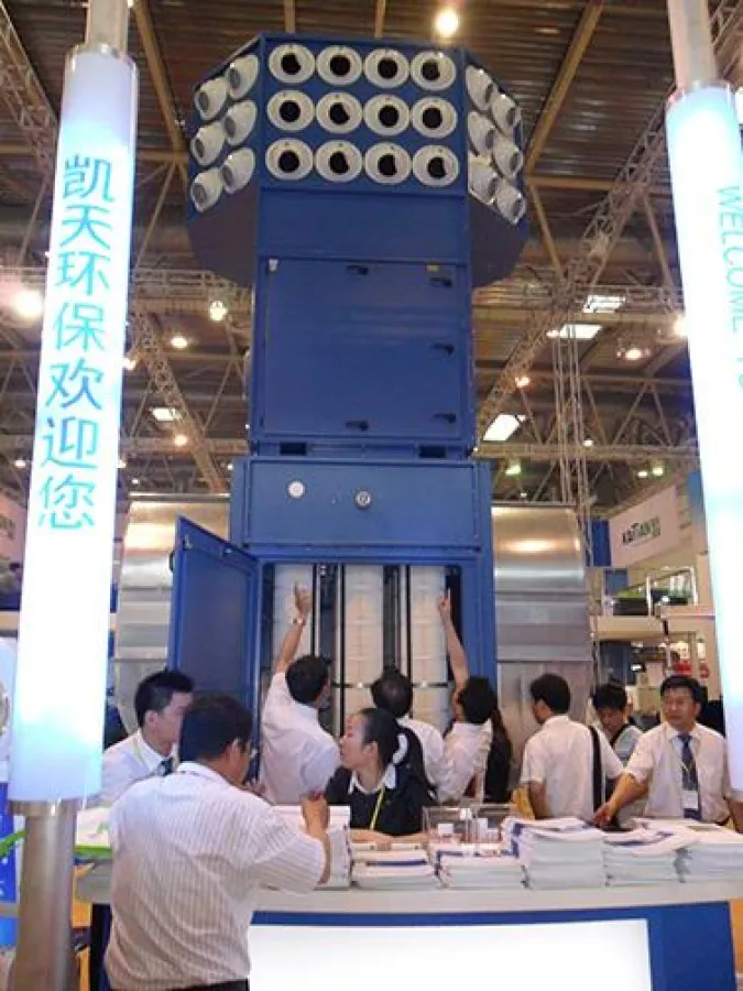 Die AIRTECH von TEKA zog die Blicke vieler Besucher auf sich.