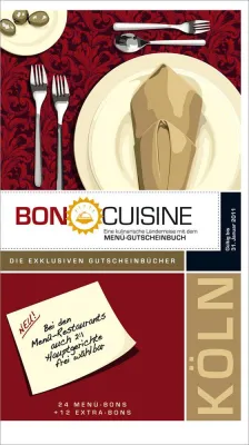 Bild: BON CUISINE Menü-Gutscheinbuch Köln in der 6. Auflage erschienen