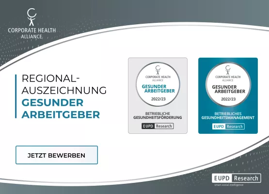 Bild: EUPD Research führt Regional-Auszeichnung „Gesunder Arbeitgeber“ ein