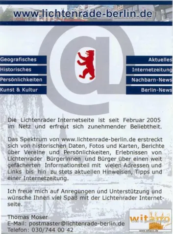 Bild: Weltweit vernetzt: Berlin-Lichtenrade