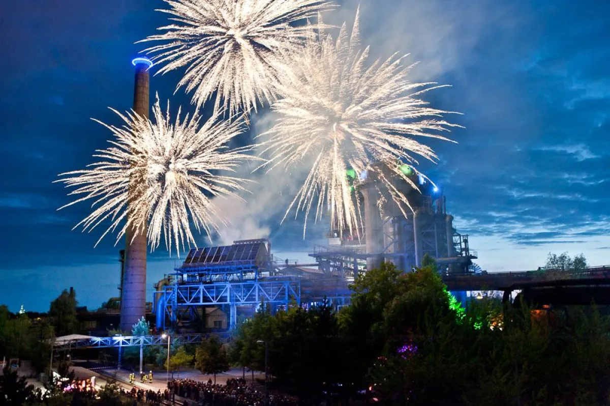 ExtraSchicht 2011, Landschaftspark Duisburg - Nord. Foto: Ruhr Tourismus / Nielinger