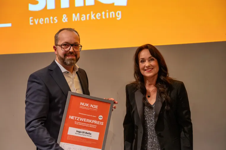 Netzwerkpreis 2026 geht an Ingo di Bella und das Nürnberg Digital Festival Bild: Netzwerkpreis 2026 geht an Ingo di Bella und das Nürnberg Digital Festival