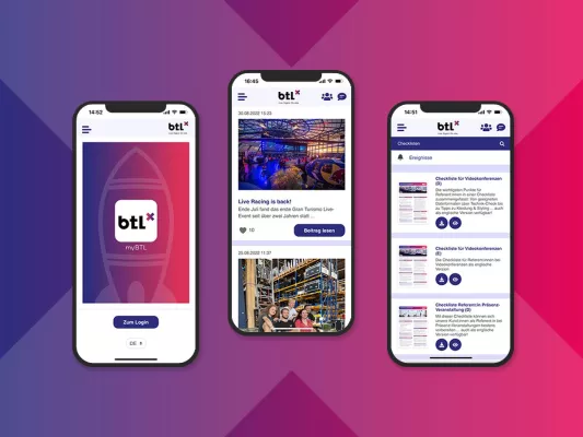 BTL Group launcht eigene Mitarbeiter-App „myBTL“ Bild: BTL Group launcht eigene Mitarbeiter-App „myBTL“