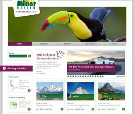 Bild: Miller Reisen GmbH startet neue Website
