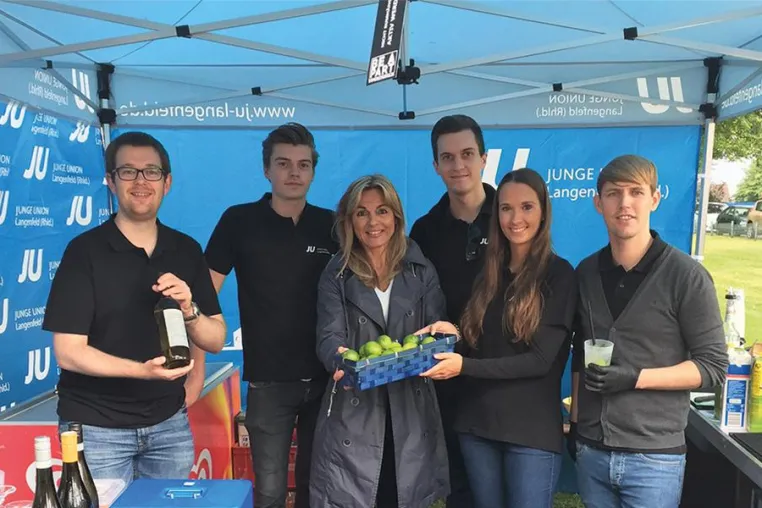 Bild: Junge Union und Michaela Noll MdB bei der Pöttwa(h)l
