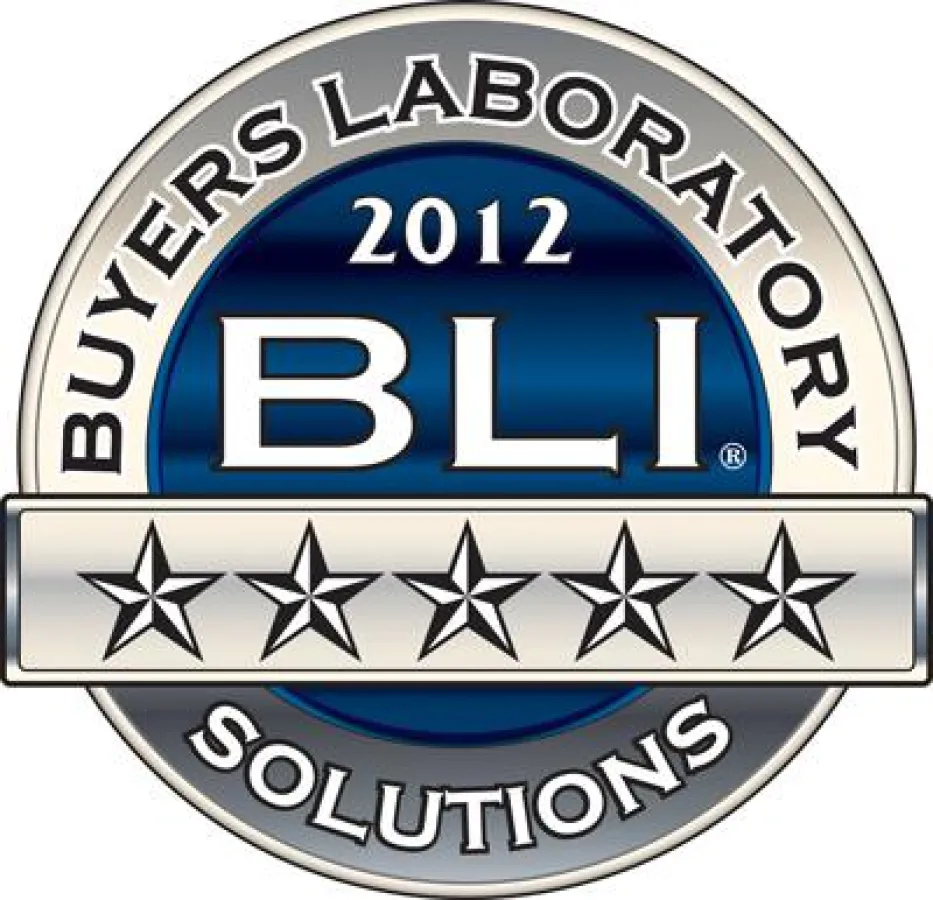 Auszeichnung des Buyers Laboratory (BLI), die NSi neulich für AutoStore 6.0 erhielt.