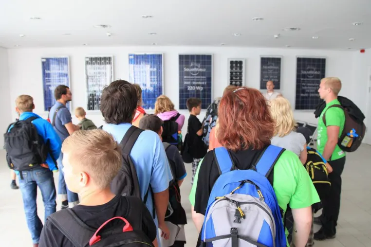 Erneuerbare Energien: Deutsche und tschechische Kinder stellen bohrende Fragen Bild: Erneuerbare Energien: Deutsche und tschechische Kinder stellen bohrende Fragen