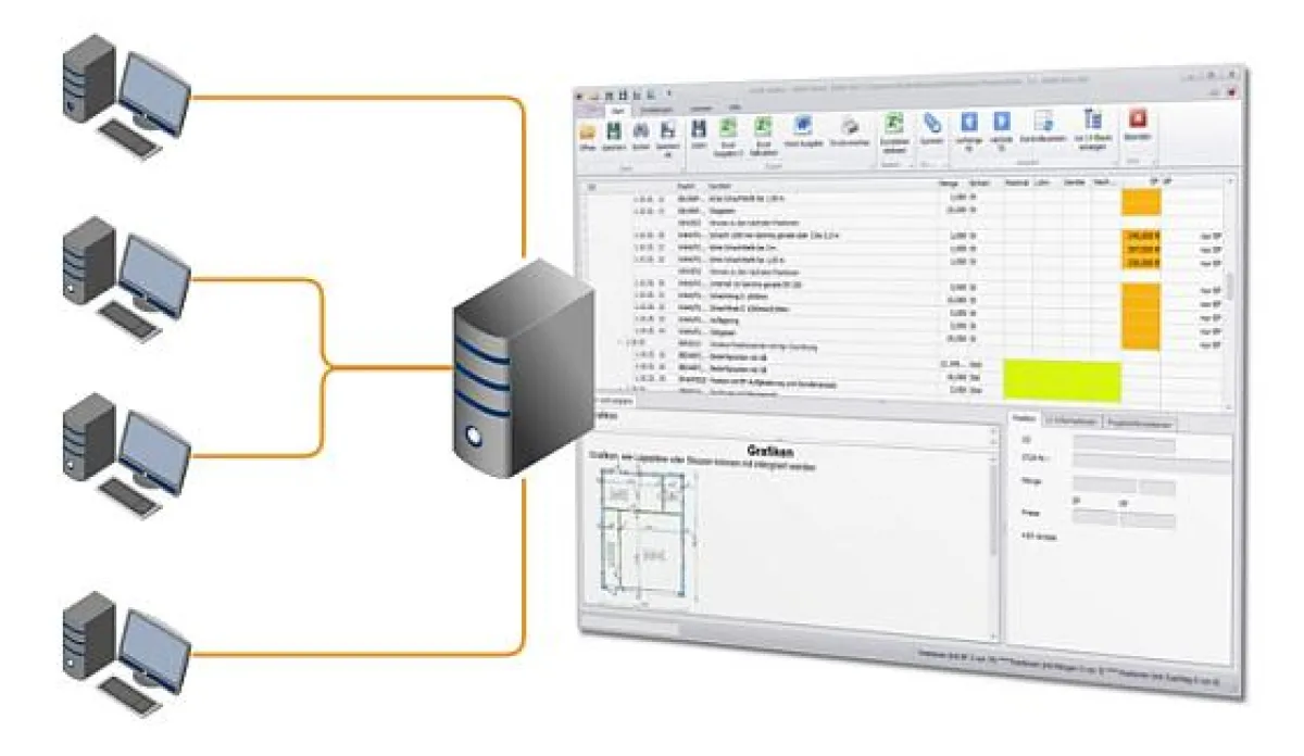 GAEB-Online 2014 als Terminalserver