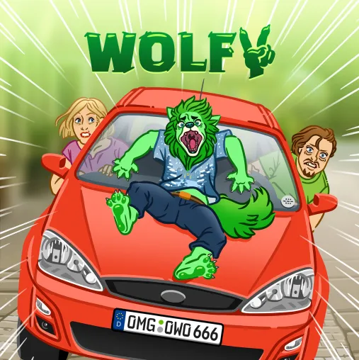 Bild: Hörspiel-Premiere: Wolfy kommt auf einen Roadtrip vorbei - BEI ANGUS!