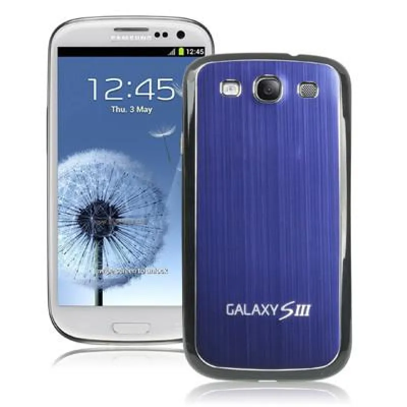 Akkudeckel / Backcover blau/schwarz i9300 Galaxy S3