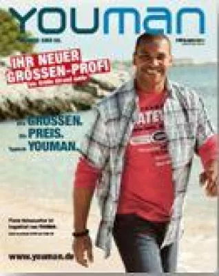 Bild: Schwab Versand mit neuer Männermarke. Pierre Geisensetter präsentiert den ersten YOUMAN-Katalog