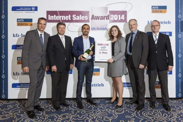 Bild: Autohaus EuroCar gewinnt 2. Platz beim Internet Sales Award