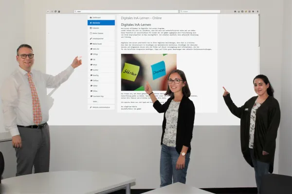 Digitales „InA-Lernen“ - die Zukunft beginnt jetzt Bild: Digitales „InA-Lernen“ - die Zukunft beginnt jetzt