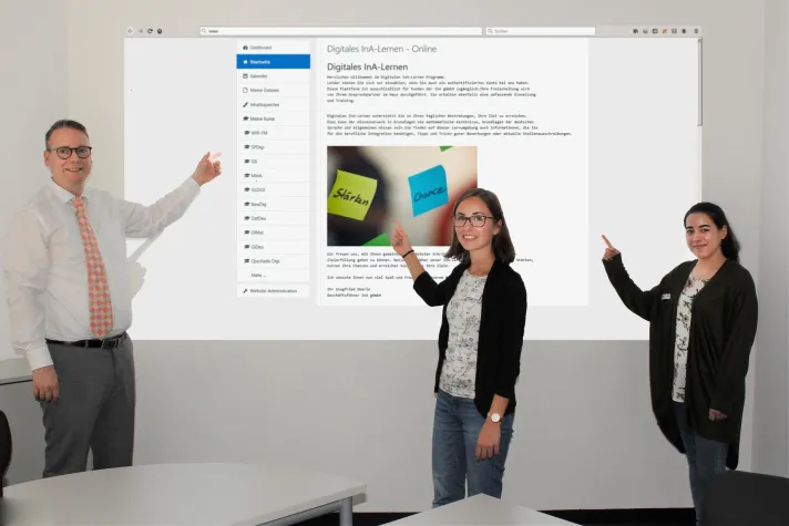 Bild: Digitales „InA-Lernen“ - die Zukunft beginnt jetzt