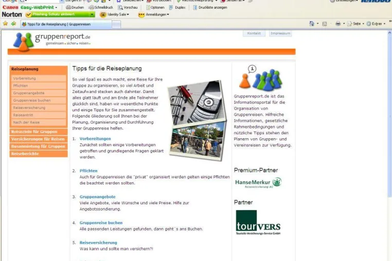Neues Internetportal für Gruppenreisen Bild: Neues Internetportal für Gruppenreisen