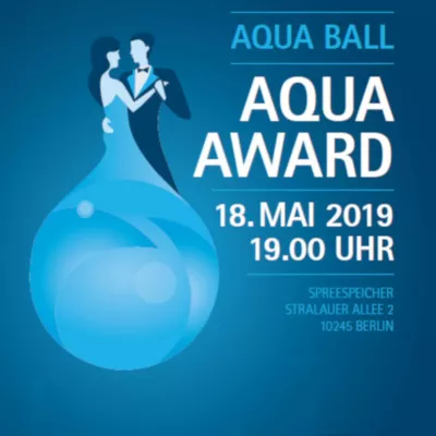 Bild: Verleihung von AQUA AWARD und AQUA SCIENCE AWARD am 18. Mai in Berlin