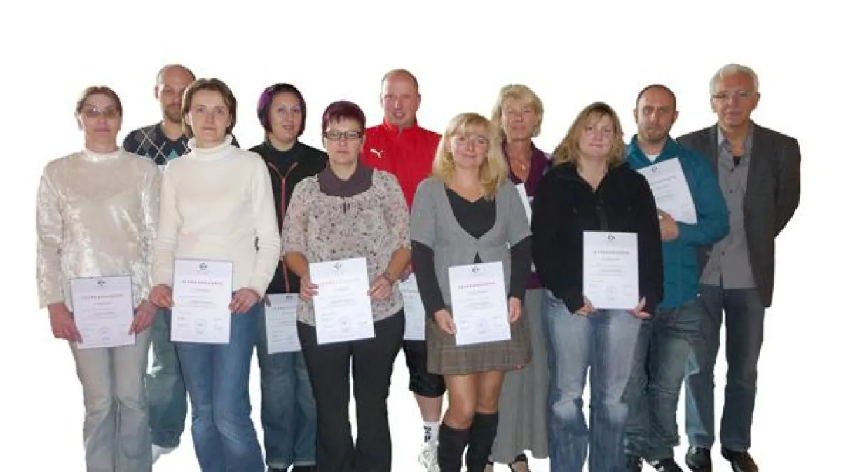 Absolventen der BBZ Fulda Altenpflegeschule