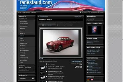 Bild: Individueller Ajax basierter Produktkonfigurator für den Onlineshop renestaud.com