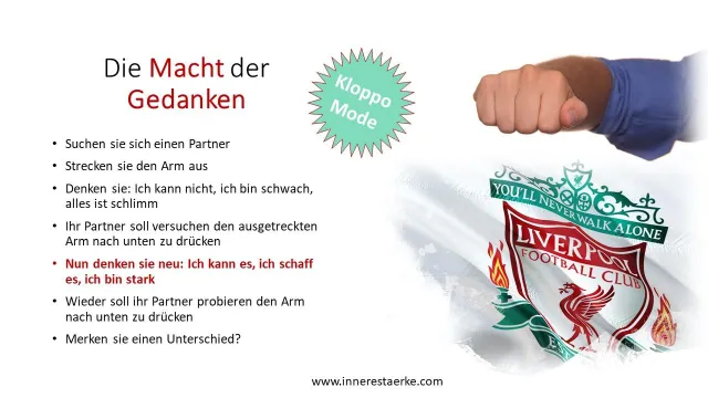 Die Macht des Inneren Kloppo Bild: Die Macht des Inneren Kloppo