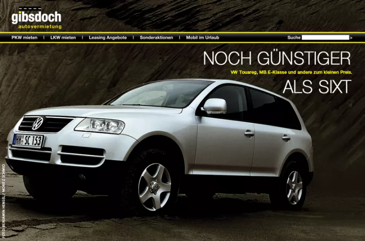 Bild: STARCAR Antwortet mit gibsdoch.de auf SIXT Kampagne gibsnisch.de