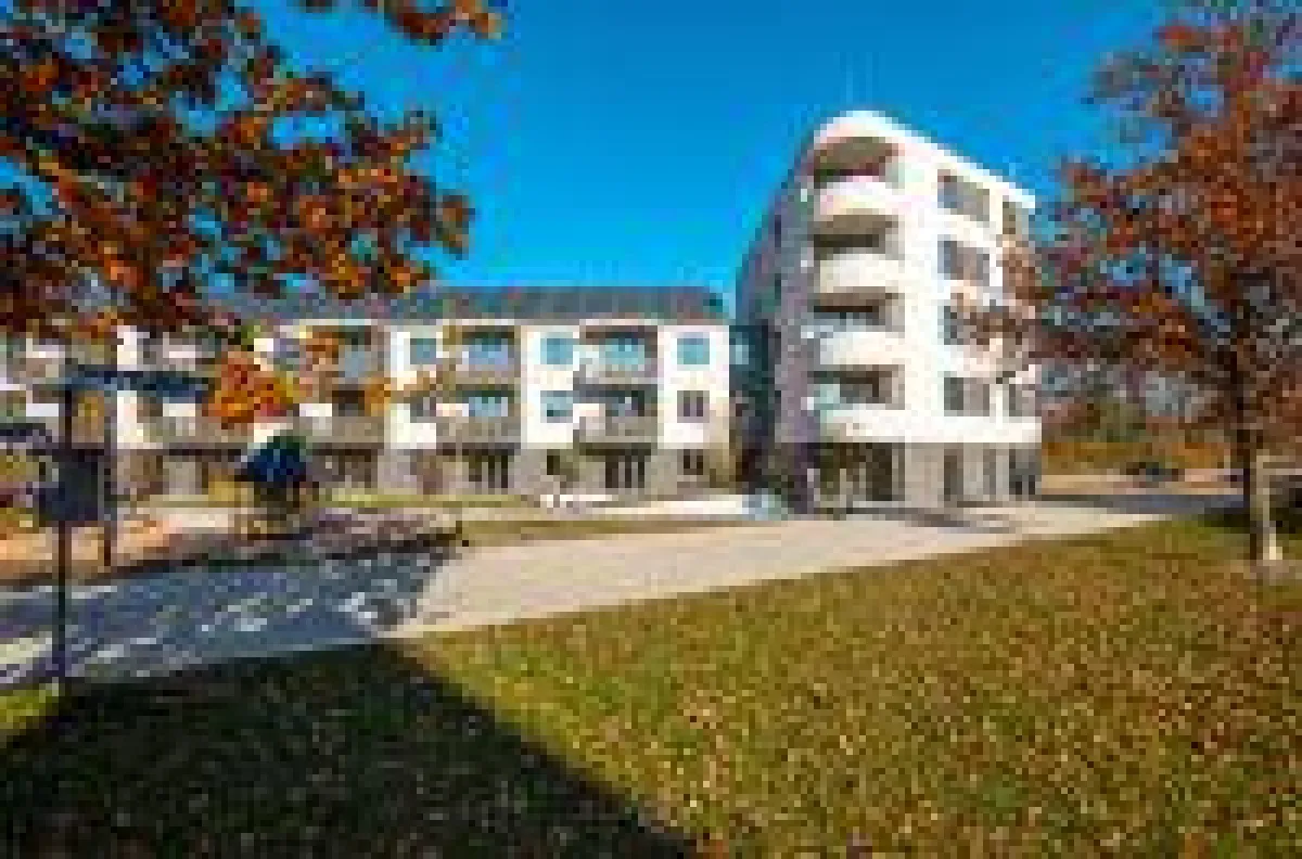 In Neubiberg bietet eine neue Anlage seit Herbst 2018 komfortablen Wohnraum zu bezahlbaren Mietpreisen (Bild: Unipor, München).